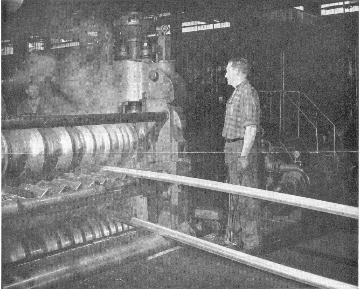 Bloom Going Through Roughing Mill [MA-3-5-1945]